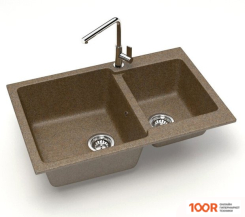 Кухонная мойка Zett Lab 191/Q9 (ТЕРРАКОТОВЫЙ) (139852)