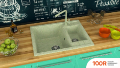 Кухонная мойка Zett Lab 190/Q5 (ПЕСОК) (139841)