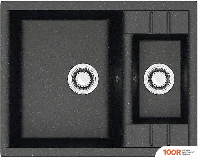 Кухонная мойка Zett Lab 190/Q4 (ЧЕРНЫЙ) (139840)