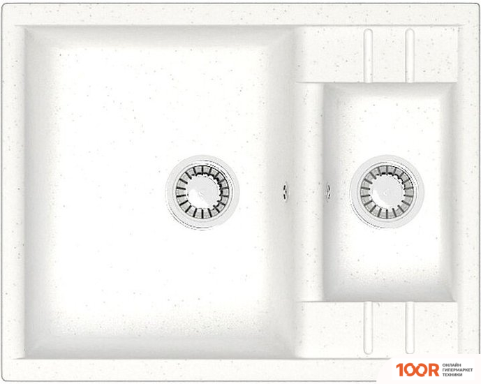 Кухонная мойка Zett Lab 190/Q1 (БЕЛЫЙ ЛЕД) (139837)