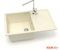 Кухонная мойка Zett Lab 161/Q2 (БЕЖЕВЫЙ) (139831)