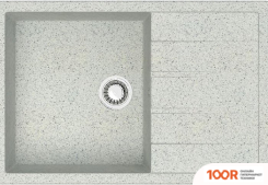 Кухонная мойка Zett Lab 161/Q10 (СВЕТЛО-СЕРЫЙ) (139830)
