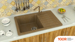 Кухонная мойка Zett Lab 16/Q7 (ХЛОПОК) (139826)