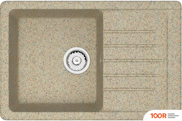 Кухонная мойка Zett Lab 16/Q5 (ПЕСОК) (139825)