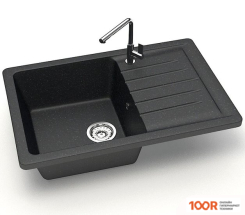 Кухонная мойка Zett Lab 16/Q4 (ЧЕРНЫЙ) (139824)