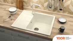 Кухонная мойка Zett Lab 151/Q8 (ТЕМНО-СЕРЫЙ) (139819)