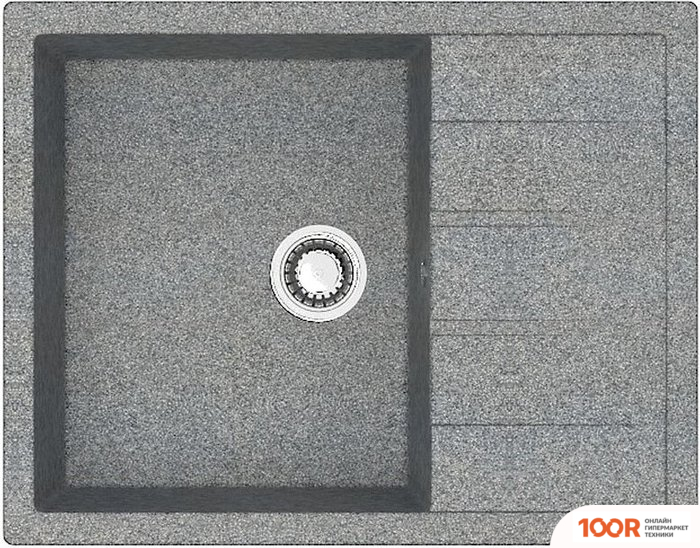 Кухонная мойка Zett Lab 151/Q8 (ТЕМНО-СЕРЫЙ) (139819)