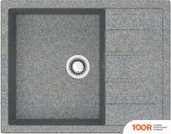 Кухонная мойка Zett Lab 151/Q8 (ТЕМНО-СЕРЫЙ) (139819)