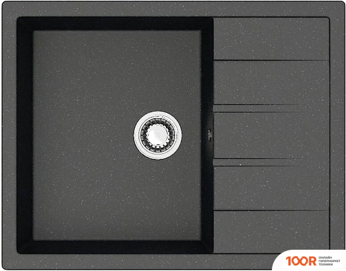 Кухонная мойка Zett Lab 151/Q4 (ЧЕРНЫЙ) (139816)