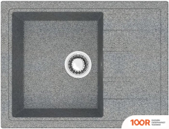 Кухонная мойка Zett Lab 150/Q8 (ТЕМНО-СЕРЫЙ) (139812)