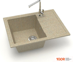 Кухонная мойка Zett Lab 150/Q5 (ПЕСОК) (139810)