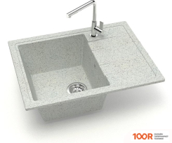 Кухонная мойка Zett Lab 150/Q10 (СВЕТЛО-СЕРЫЙ) (139807)