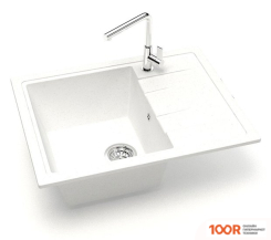 Кухонная мойка Zett Lab 150/Q1 (БЕЛЫЙ ЛЕД) (139806)