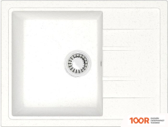 Кухонная мойка Zett Lab 150/Q1 (БЕЛЫЙ ЛЕД) (139806)