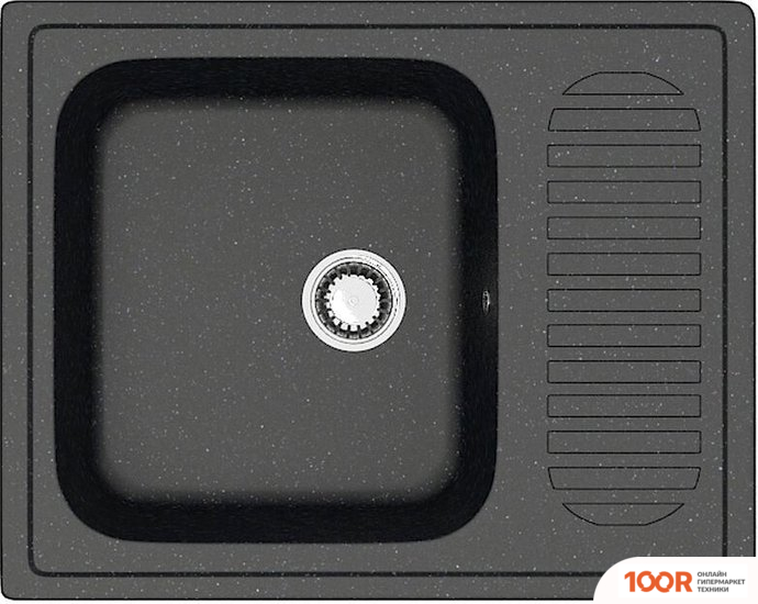 Кухонная мойка Zett Lab 15/Q4 (ЧЕРНЫЙ) (139801)