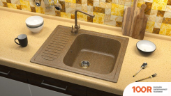 Кухонная мойка Zett Lab 15/Q4 (ЧЕРНЫЙ) (139801)