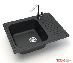 Кухонная мойка Zett Lab 15/Q4 (ЧЕРНЫЙ) (139801)