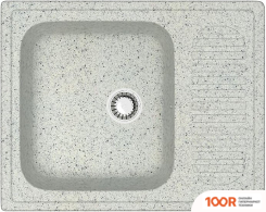Кухонная мойка Zett Lab 15/Q10 (СВЕТЛО-СЕРЫЙ) (139799)