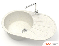 Кухонная мойка Zett Lab 110/Q7 (ХЛОПОК) (139794)