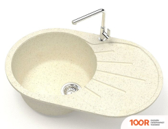 Кухонная мойка Zett Lab 110/Q2 (БЕЖЕВЫЙ) (139791)