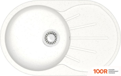 Кухонная мойка Zett Lab 110/Q1 (БЕЛЫЙ ЛЕД) (139789)