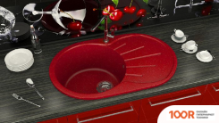 Кухонная мойка Zett Lab 110/Q1 (БЕЛЫЙ ЛЕД) (139789)