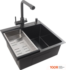 Кухонная мойка Zepein ZP 50Х48 PREMUM (ГРАФИТ) (139776)