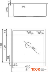 Кухонная мойка Wisent W35050В+W02+WW405B (139657)
