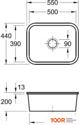 Кухонная мойка Villeroy & Boch CISTERNA 60 C 670601RW (139539)