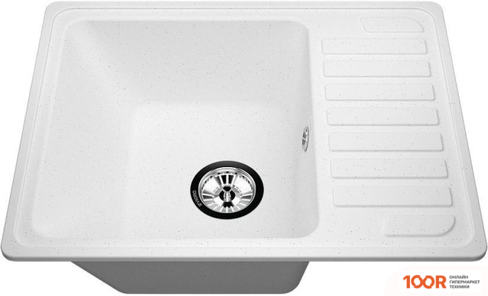 Кухонная мойка Vigro VIGRONIT VG401 (БЕЛЫЙ) (139385)