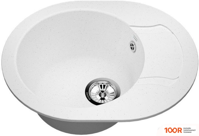 Кухонная мойка Vigro VIGRONIT VG301 (БЕЛЫЙ) (139341)