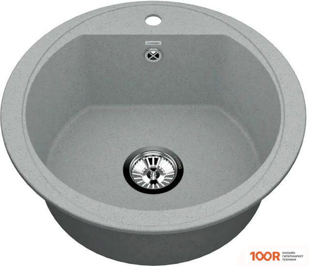 Кухонная мойка Vigro VIGRONIT VG105 (СЕРЫЙ) (139288)