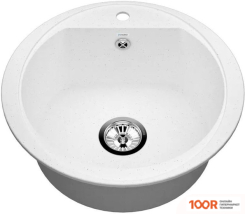 Кухонная мойка Vigro VIGRONIT VG105 (БЕЛЫЙ) (139282)