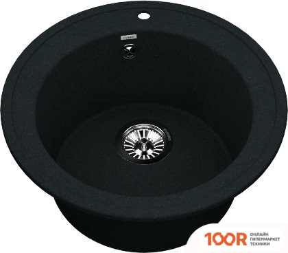 Кухонная мойка Vigro VIGRONIT VG104 150805 (ОБСИДИАН) (139275)