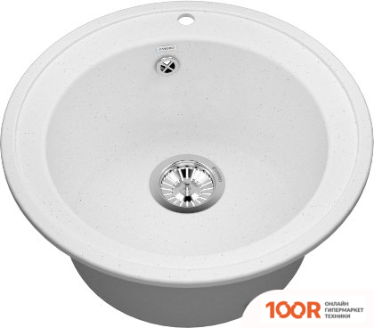 Кухонная мойка Vigro VIGRONIT VG104 150800 (БЕЛЫЙ) (139270)
