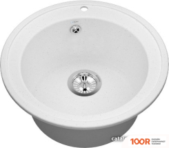 Кухонная мойка Vigro VIGRONIT VG104 150800 (БЕЛЫЙ) (139270)