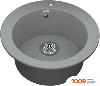 Кухонная мойка Vigro VIGRONIT VG102 150783 (СЕРЫЙ) (139253)