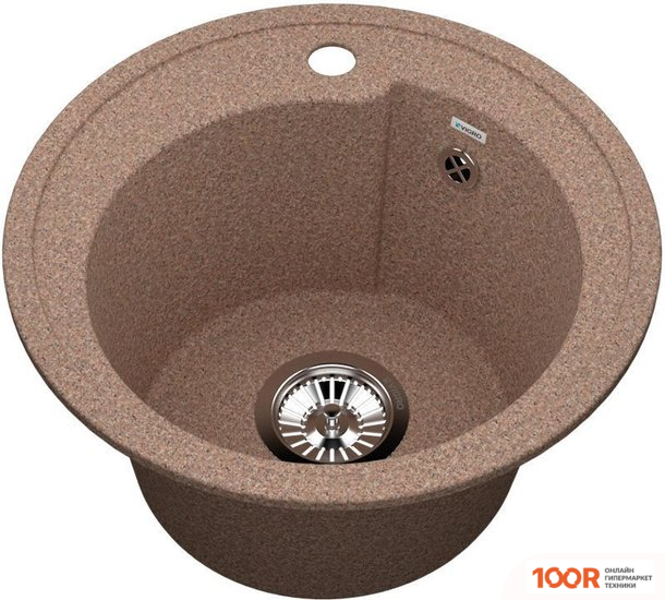 Кухонная мойка Vigro VIGRONIT VG101 (ТЕРРАКОТОВЫЙ) (139244)