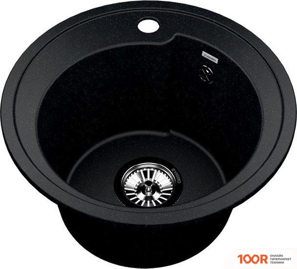 Кухонная мойка Vigro VIGRONIT VG101 (АНТРАЦИТ) (139233)