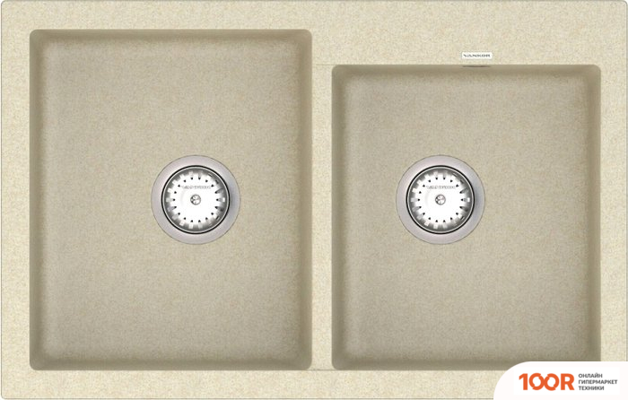 Кухонная мойка Vankor ORMAN OMP 05.80 (БЕЖЕВЫЙ) (139229)