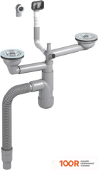 Кухонная мойка Vankor ORMAN OMP 04.80 (БЕЖЕВЫЙ) (139227)