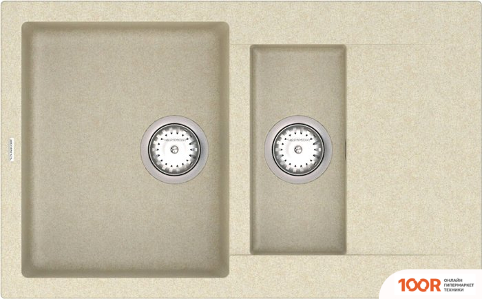Кухонная мойка Vankor ORMAN OMP 04.80 (БЕЖЕВЫЙ) (139227)