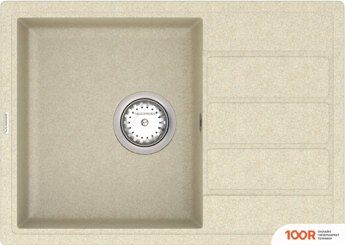 Кухонная мойка Vankor EASY EMP 02.62 (БЕЖЕВЫЙ) (139213)