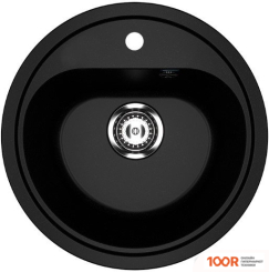 Кухонная мойка Ulgran U-700 (344 УЛЬТРА-ЧЕРНЫЙ) (139207)