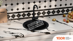 Кухонная мойка Ulgran U-700 (344 УЛЬТРА-ЧЕРНЫЙ) (139207)