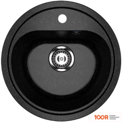 Кухонная мойка Ulgran U-700 (308 ЧЕРНЫЙ) (139205)