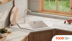 Кухонная мойка Ulgran U-609 (344 УЛЬТРА-ЧЕРНЫЙ) (139201)