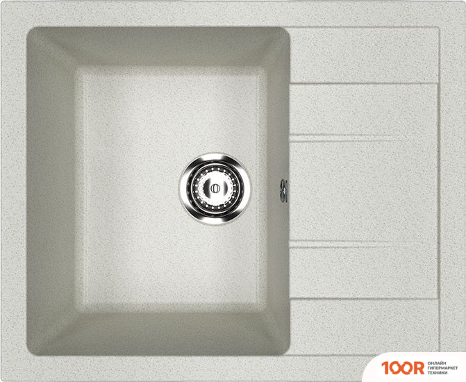 Кухонная мойка Ulgran U-607 (СЕРЫЙ) (139189)