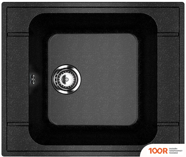 Кухонная мойка Ulgran U-604 (308 ЧЕРНЫЙ) (139181)