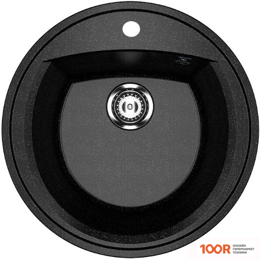 Кухонная мойка Ulgran U-603 (308 ЧЕРНЫЙ) (139178)